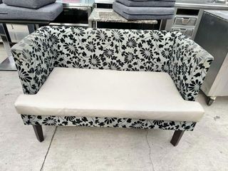 Καναπές με ύφασμα γκρι φλοράλ (Α3637)