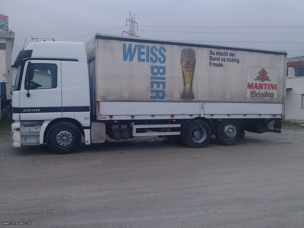 Καρότσα Κουρτίνα Mercedes-Benz 2000 ACTROS 2540 Υδραυλικη πορτα