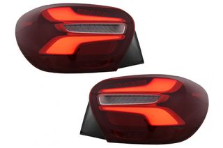 Πίσω φανάρια full led Mercedes A-Class W176 2013-2015 look facelift cherry red