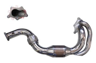 Down pipe για SMART ForFour 4G15 05- με μεταλλικό καταλύτη racing 200 cpsi