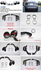 BMW X6 E71 Inox Χρωμιωμένες Μπούκες Εξάτμισης, Αριστερά και Δεξιά