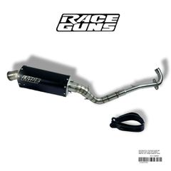 ΕΞΑΤΜΙΣΗ F23- F50 RACE GUNS ΜΕ ΣΩΛΗΝΑ INOX (HIGH UP) ΧΩΡΙΣ ΛΑΜΔΑ HONDA INNOVA 125 / HONDA INNOVA 125IN / HONDA ASTREA 110