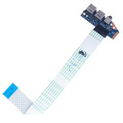 Πλακέτα USB - USB Audio Board για Laptop HP ProBook 450 G2 455 G2 470 G2 J4S12EA J4S12EAR K7J38ES K7J43ES K7J48ES K7J48ESR 768132-001 με καλωδιοταινία ( Κωδ.1-BRD179 )