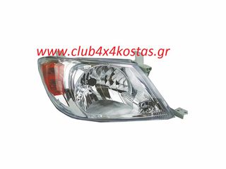 ΦΑΝΟΣ ΕΜΠΡΟΣΘΙΟΣ TOYOTA HILUX VIGO '05-'09 ΗΛΕΚΤΡΙΚΟΣ ΜΕ ΜΟΤΕΡ ΔΕΞΙΑ *E4*   12370111R    Α' ΠΟΙΟΤΗΤΑ ΜΕ ΦΠΑ