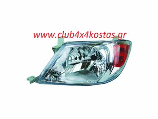 ΦΑΝΟΣ ΕΜΠΡΟΣΘΙΟΣ TOYOTA HILUX VIGO '05-'09 ΗΛΕΚΤΡΙΚΟΣ ΜΕ ΜΟΤΕΡ ΑΡΙΣΤΕΡΑ *E4*   12370111L  Α' ΠΟΙΟΤΗΤΑ ΜΕ ΦΠΑ