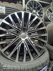 AUDI VW STYLE  CUT 804  8X18  5X112  ET 35  BLACK DIAMOND