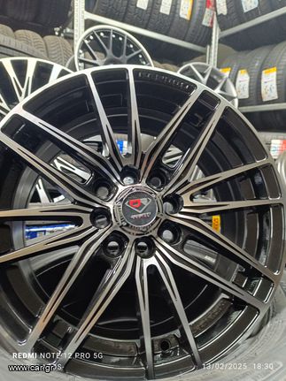 DCENTI  LM107  4X100-114.3  ET38 BLACK DIAMOND