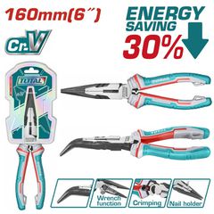 Πλατυτσίμπιδο Κυρτό TOTAL 160mm Επαγγελματικό ( THT24616S )