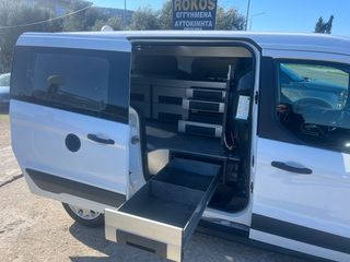 Ford Transit Connect 2017 WORKER ΕΞΟΠΛΙΣΜΟΣ ΜΕ ΡΑΦΙΑ-ΣΥΡΤΑΡΙΑ-MAXI-3ΘΕΣΙΟ-120PS