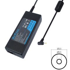 DeTech Τροφοδοτικό Ρεύματος για Asus 40W 19V/ 2.1A 2.5*0.7 3pin/ 2pin - 283 - Φορτιστές Laptop