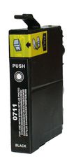 Συμβατό INKjet για EPSON, No 711, Black