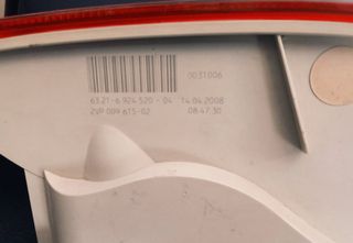 ΓΝΗΣΙΟ ΠΙΣΩ ΔΕΞΙ ΦΩΣ BMW 118 120 CABRIO E82 E88 6321692452004-thumb-1