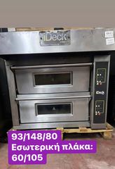 Μεταχειρισμένος διπλός φούρνος pizza I-deck‼️