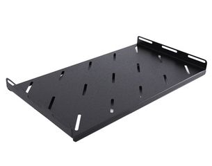 Ράφι σταθερό 4 σημείων Β27.5 διάτρητο για RACK 19" 1U Β60 αντοχής έως 150kg DATEUP