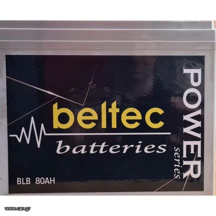 BLB80 Beltec BLB80 Μπαταρία κλειστού τύπου AGM 12V/ 80ah, Ιδανική Για ηχοσυστήματα eautoshop gr