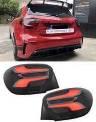 ΦΑΝΑΡΙΑ ΠΙΣΩ LED Taillights Mercedes A-Class W176 (2013-08.2015) Smoke Facelift Design