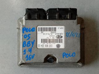 VW POLO '05 1.4 16V (3Θ) ΕΓΚΕΦΑΛΟΣ MAGNETI MARELLI 036 906 034 DD (ΑΠΟ ΚΙΝΗΤΗΡΑ BBY)