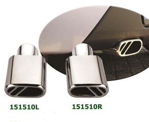 Universal Stainless Steel Exhaust Tips Oval 150×78 L190 IN63-57