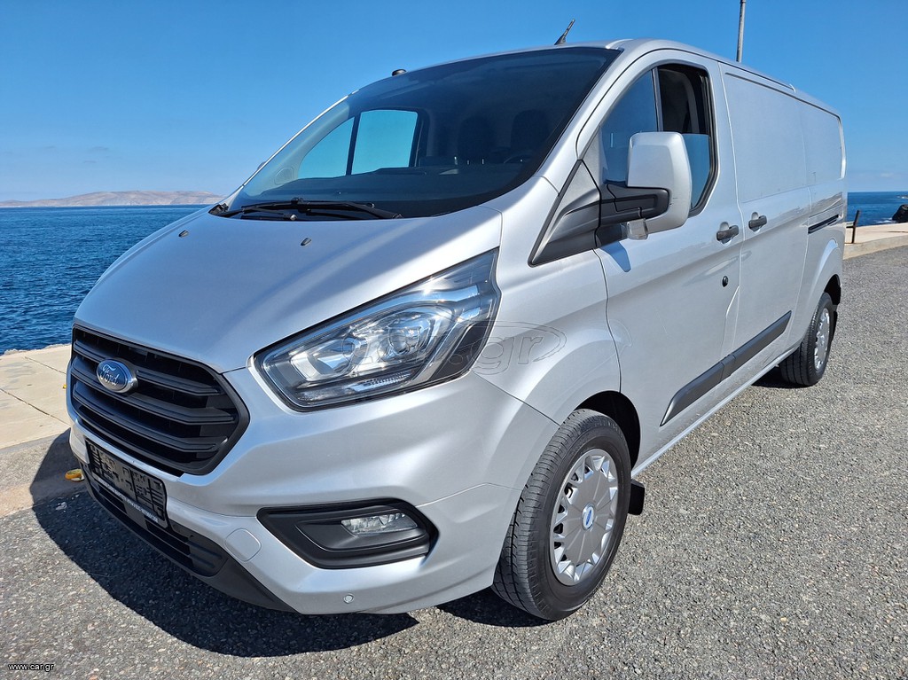 Κλούβα Ford 2018 TRANSIT CUSTOM 340, 2.0 131PS, L2, 2 ΣΥΡΟΜΕΝΕΣ, ECO BLUE