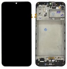 Οθόνη LCD και Μηχανισμός Αφής με πλαίσιο για samsung m307 m30s original καινούργια 2 χρόνια εγγύηση