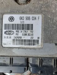 SEAT IBIZA (6K) VW POLO SKODA FABIA 6K0906034F 6K0 906 034 F IAW4LV.PR IAW4LVPR 61600.563.03  6160056303 15N3P6P8A MAGNETI MARELLI ΕΓΚΕΦΑΛΟΣ ΜΗΧΑΝΗΣ ECU AUB 1.4 16V