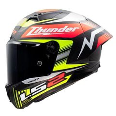 LS2 THUNDER GP AERO FF805 REPLICA ΚΡΑΝΟΣ FULL FACE BLACK CARBON RED
