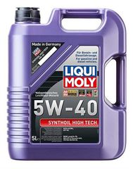 5W-40 SYN OIL 5L LIQUI MOLY   Συνθετικό λεπτόρρευστο λιπαντικό κινητήρων. Διατηρεί χαμηλή την κατανάλωση λιπαντικού. Διασφαλίζει ακόμη και σε παρατεταμένα διαστήματα αλλαγής λαδιών μέγιστες επιδόσεις.