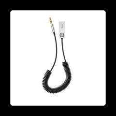 ΑΝΤΑΠΤΟΡΑΣ AUDIO BLUETOOTH 5.0 ΑΠΟ USB ΣΕ AUX ΜΑΥΡΟ ΣΠΙΡΑΛ AMIO - 1 τεμ.