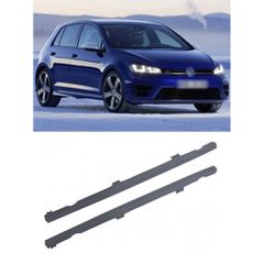 Πλαινά Μασπιέ Για VW Golf VII (7 & 7.5) 12-20 R Look Από Abs Πλαστικό 2 Τεμάχια