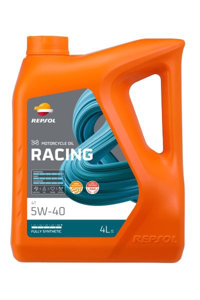 Repsol Racing 5w40 4lt. Συνθετικό Λάδι Μοτοσυκλέτας