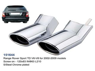 Range Rover Sport TD V6-V8 Exhaust Tip Set