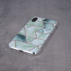 Geometric Marmur Case for iPhone 12 Mini green-thumb-3