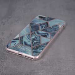 Geometric Marmur Case for iPhone 12 Mini dark blue-thumb-4