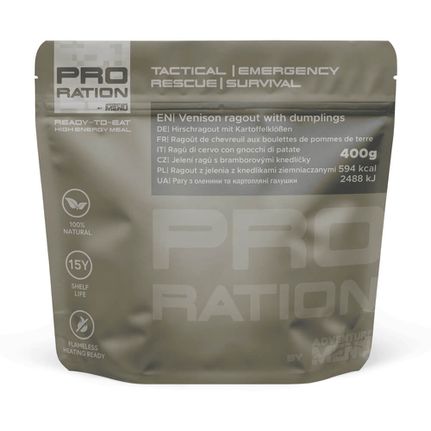 Pro Ration Venison Ragout With Dumplings Λήξη σε 15 Ετη