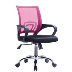 Καρέκλα Γραφείου ArteLibre ΑΛΚΥΟΝΗ Μαύρο/Ροζ 57x57x86-96cm Arte-14240012