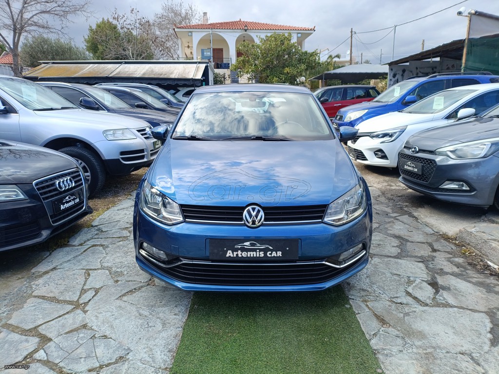 Volkswagen Polo '15 1.4 TDI/ΑUTOMATIC/F1/ZANTES/BOOK/EΛΛΗΝΙΚΟ/ΔΩΡΟ ΤΕΛΗ 25