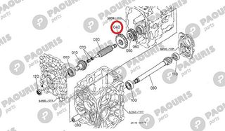 Γρανάζι 25 δόντια F Kubota : 6A100-14650