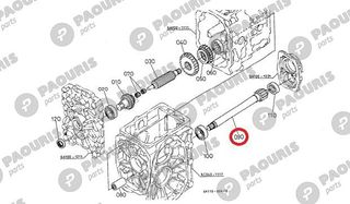 5ος άξονας P.T.O. Kubota : 6C050-14510