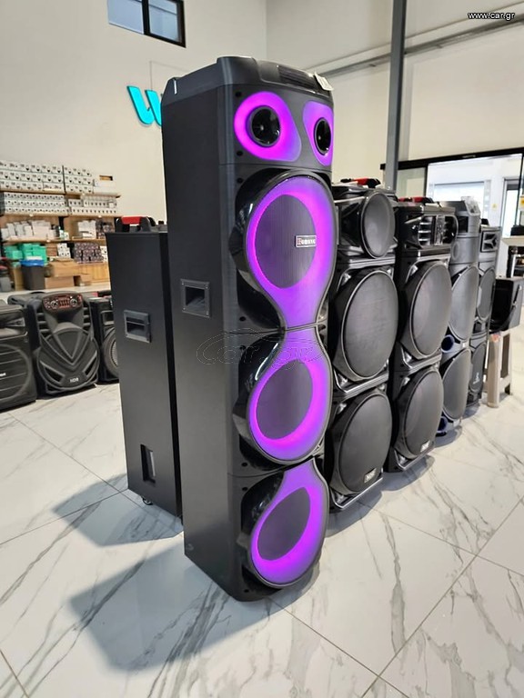 Ηχείο ΜΤ audio bluetooth party καραοκε 3χ12