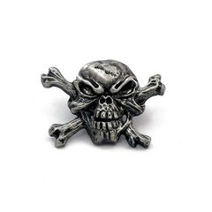 Καρφίτσα Νεκροκεφαλή | Bad Bones Crossbones skull pin | 515783