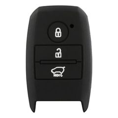 Κάλυμμα κλειδιού σιλικόνης Hyundai/Kia Type-4 μαύρο 1τμχ