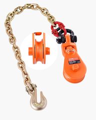 VEVOR 2 Ton Snatch Block Chain Flatbed Tow Truck Rollback Carrier Carrier Cable