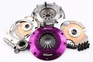 Xtreme Performance - 200mm Rigid Ceramic Twin Plate Clutch Kit Incl Flywheel 1200Nm