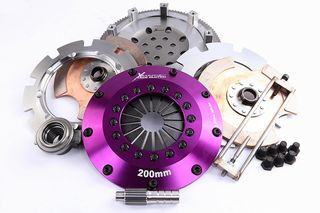 Xtreme Performance - 200mm Rigid Ceramic Twin Plate Clutch Kit Incl Flywheel 1200Nm