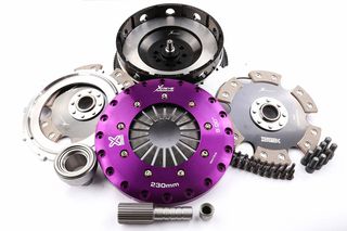Xtreme Performance - 230mm Rigid Ceramic Twin Plate Clutch Kit Incl Flywheel 1800Nm
