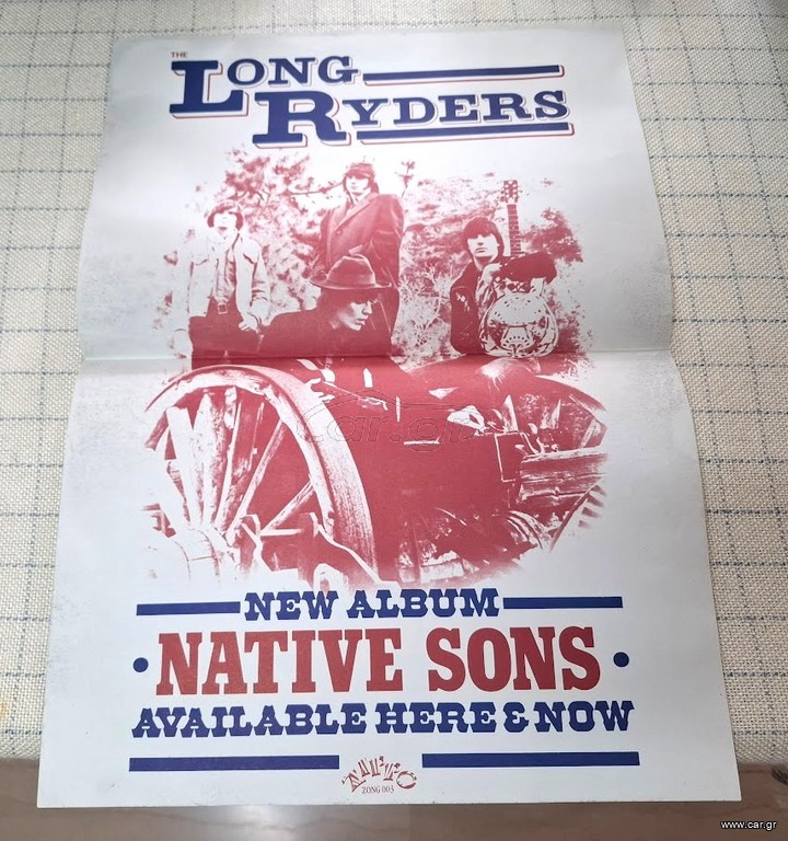 LONG RIDERS - NATIVE SONS ΑΦΙΣΑ 42Χ30 εκ.