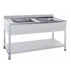 ΠΡΟΣΦΟΡΑ!!! Λάντζα ανοιχτή 180x60x85cm με 2 γούρνες