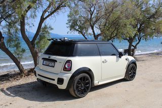Mini Cooper S 2008 look JCW panorama,leather,book service ατρακαριστο-thumb-9