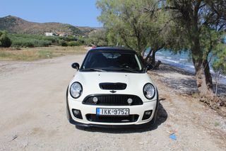 Mini Cooper S 2008 look JCW panorama,leather,book service ατρακαριστο-thumb-11