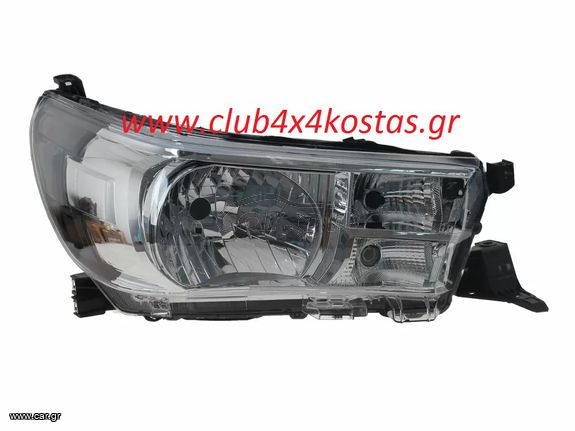 ΦΑΝΟΣ ΕΜΠΡΟΣΘΙΟΣ TOYOTA HILUX REVO '15-'20 ΗΛΕΚΤΡΙΚΟΣ ΜΕ ΜΟΤΕΡ ΔΕΞΙΑ  12450113R   Α' ΠΟΙΟΤΗΤΑ ΜΕ ΦΠΑ